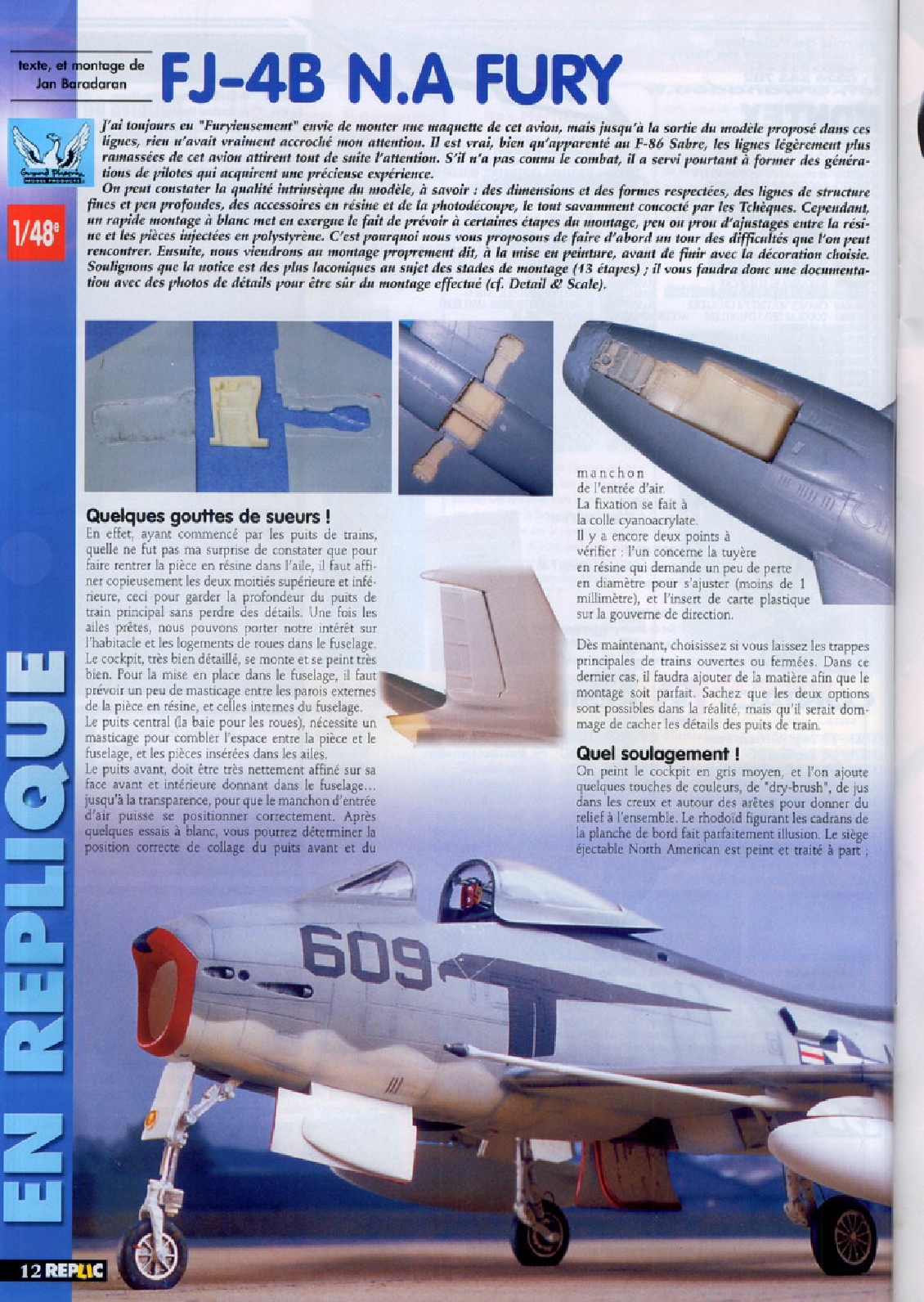 Replic 159 - Mirage 2000, A-20 Havoc, Fokker F-VII, FJ-4 B Fury